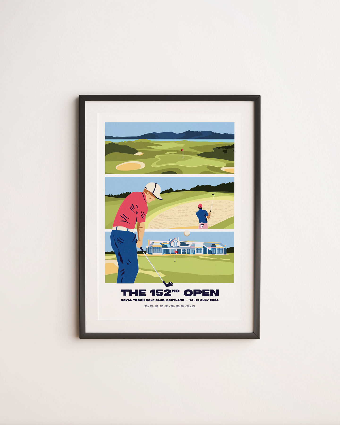 The 152nd Open Signed Limited A2 Print